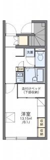 レオパレスすばるⅢの間取り画像