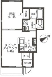 シェルティー菊名の間取り画像