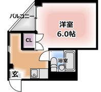 シャルマン池田33の間取り画像