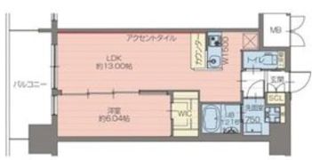 プレジオ梅田の間取り画像