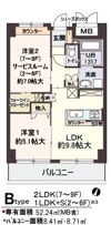 Villa・淀川の間取り画像