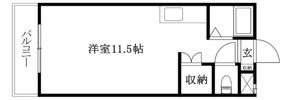 越智ハイツ（山越町）の間取り画像
