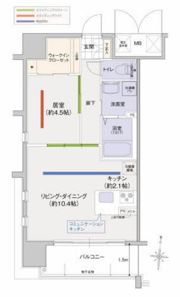 ミッド・シティ岡山の間取り画像