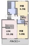 D-ROOM赤間駅前1の間取り画像