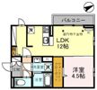 プレミアムコート速星駅南の間取り画像