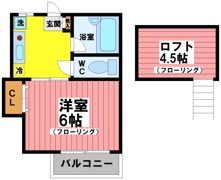 ウイング立花の間取り画像