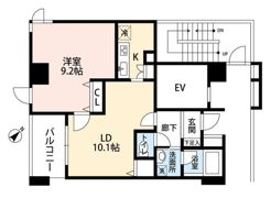 クレール中野の間取り画像