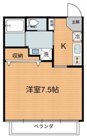 月村マンション№1の間取り画像
