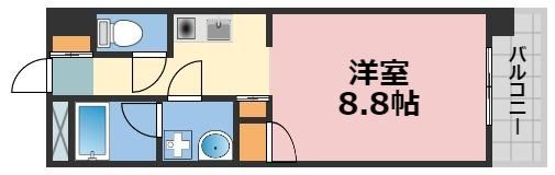 パークハイムうつぼの間取り画像