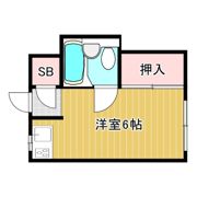 藤川ハイツの間取り画像