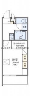 レオパレスCartier勅使Kの間取り画像