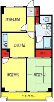 シャトーサンハイムの間取り画像