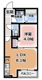 PRIME CUBEの間取り画像