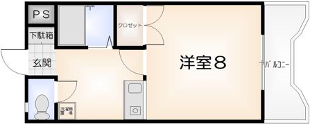 ヴィゴラス壱番館の間取り画像