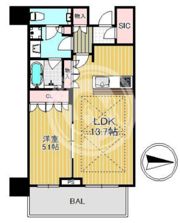 グランドメゾン新梅田タワーTHECLUBRESIDENCEの間取り画像