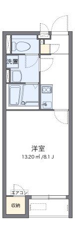 クレイノOOSHIMOの間取り画像