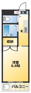 ドミールタカラの間取り画像
