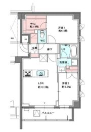 スプリングスクエア永福の間取り画像