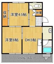 ビレッジハウス小倉南1号棟の間取り画像
