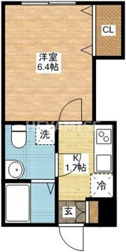 アミティ西坂の間取り画像