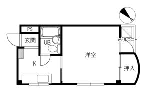 ハウディKの間取り画像