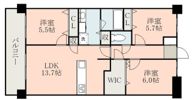 アルファスマート九品寺の間取り画像