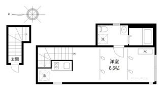 cocoha都立大の間取り画像