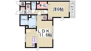 ボヌール本山中町の間取り画像