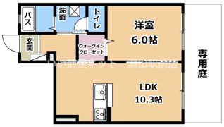 エルメゾン栗東の間取り画像