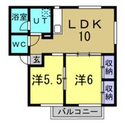 ハマハウスの間取り画像