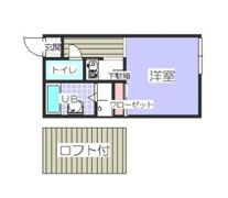 かずや立願寺壱番館の間取り画像