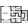 プロパティー長町Aの間取り画像