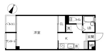 THE MANSIONの間取り画像