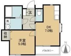 Tyコーポの間取り画像