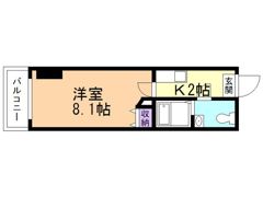 パレスRX大和町の間取り画像