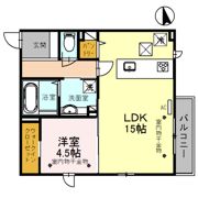 ウエスト金沢の間取り画像