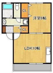 ハイツサンライズの間取り画像