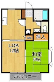 ビーライン力丸の間取り画像
