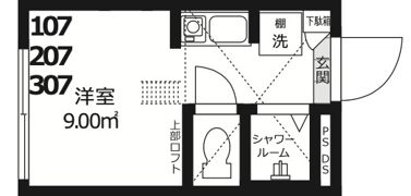 Nano上落合の間取り画像