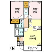 ルビー Bの間取り画像