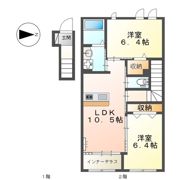 ルナキャットの間取り画像