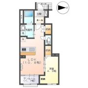 富山市高木新築アパート工事の間取り画像