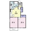 ニーロクセブンⅡの間取り画像