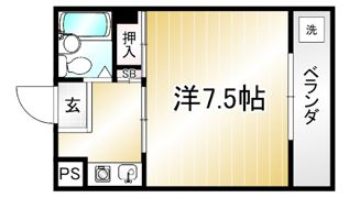 聚楽PATIOの間取り画像