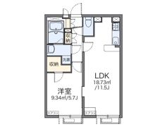 レオパレスKOEMON Ⅱの間取り画像