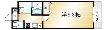 ウェルスクエア千本下長者の間取り画像
