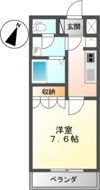 チャーム ツインズ 壱番館の間取り画像