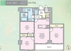 ソライエアイルときわ台の間取り画像
