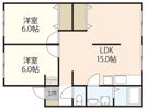 フローラ山本の間取り画像
