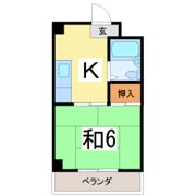 コーポラスたくの間取り画像